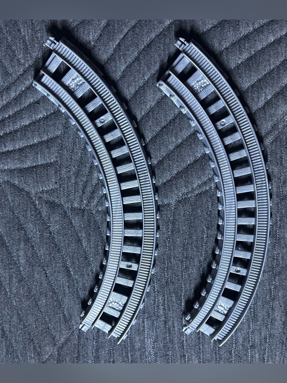 Thomas the Train Replacement Part Gray Track Piece ER Lot Of 2